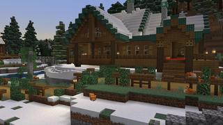 Screenshot of the Minecraft Bedrock Marketplace product Woodlands created by Pixelusion.