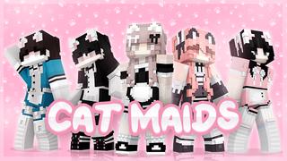 Thumbnail of the Minecraft Bedrock Marketplace product Cat Maids created by Plank.