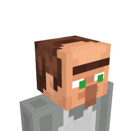 Thumbnail of the Minecraft Bedrock Marketplace product Clapped Villager Head created by Plank.