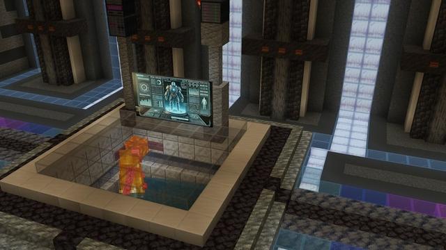 Screenshot of the Minecraft Bedrock Marketplace product Crypto Mansion created by Plank.