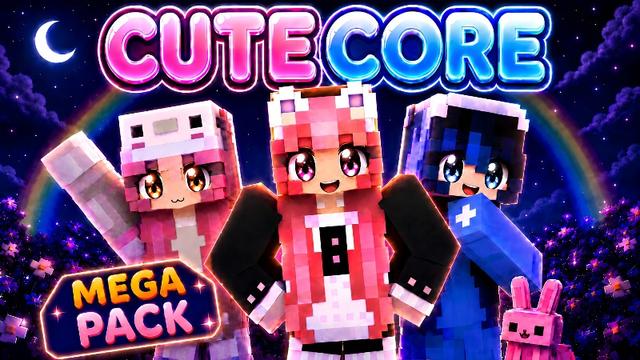 Thumbnail of the Minecraft Bedrock Marketplace product Cute Core Megapack created by Plank.