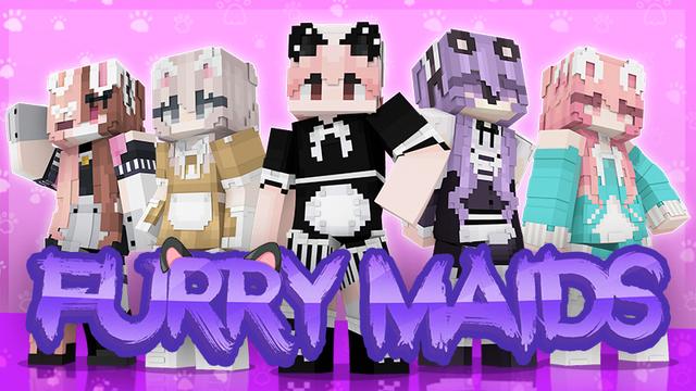 Thumbnail of the Minecraft Bedrock Marketplace product Furry Maids created by Plank.
