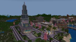 Screenshot of the Minecraft Bedrock Marketplace product Galactic Highschool created by Plank.