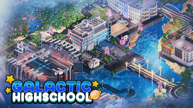 Thumbnail of the Minecraft Bedrock Marketplace product Galactic Highschool created by Plank.