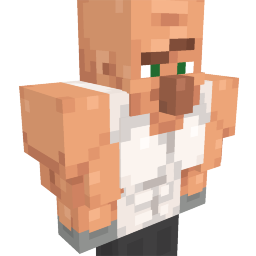 Thumbnail of the Minecraft Bedrock Marketplace product Jacked Villager Suit created by Plank.