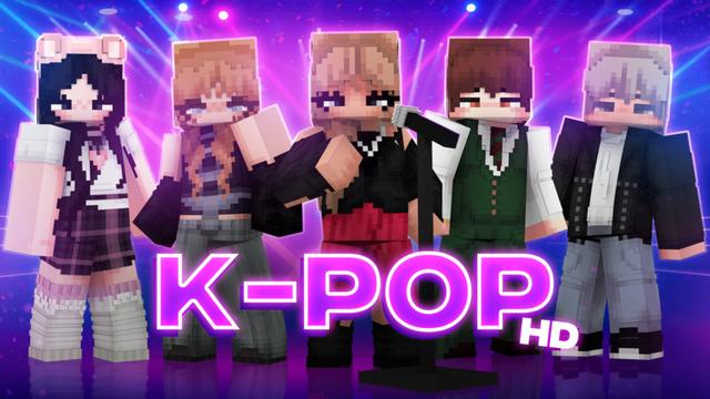 Thumbnail of the Minecraft Bedrock Marketplace product K-POP HD created by Plank.
