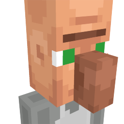 Thumbnail of the Minecraft Bedrock Marketplace product Large Villager Head created by Plank.