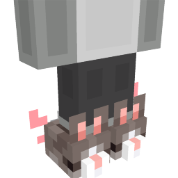 Thumbnail of the Minecraft Bedrock Marketplace product Little Rabbit Slippers created by Plank.