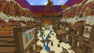 Screenshot of the Minecraft Bedrock Marketplace product Parkour Ages created by Plank.