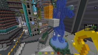 Screenshot of the Minecraft Bedrock Marketplace product Parkour Ages created by Plank.