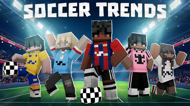 Thumbnail of the Minecraft Bedrock Marketplace product Soccer Trends created by Plank.