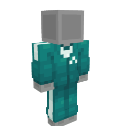 Thumbnail of the Minecraft Bedrock Marketplace product Teal Tracksuit created by Plank.