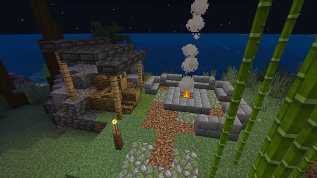 Screenshot of the Minecraft Bedrock Marketplace product Tropical Mansion created by Plank.