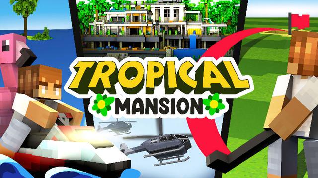 Thumbnail of the Minecraft Bedrock Marketplace product Tropical Mansion created by Plank.