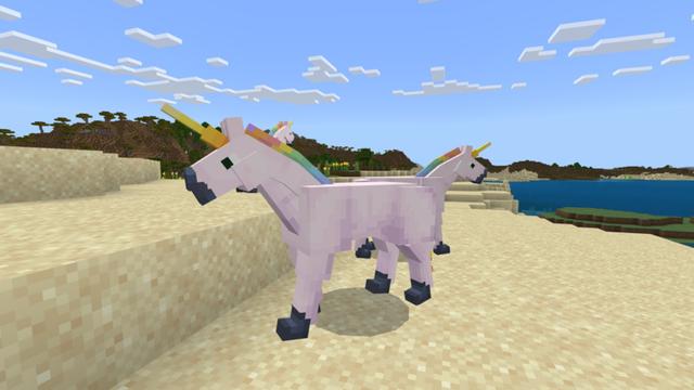 Screenshot of the Minecraft Bedrock Marketplace product Unicorns created by Plank.