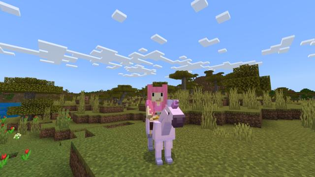 Screenshot of the Minecraft Bedrock Marketplace product Unicorns created by Plank.