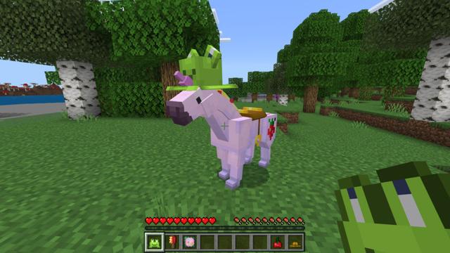 Screenshot of the Minecraft Bedrock Marketplace product Unicorns created by Plank.