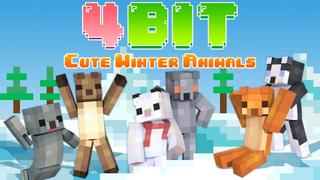 Thumbnail of the Minecraft Bedrock Marketplace product 4BIT Cute Snowy Animals created by Podcrash.