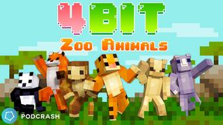 Thumbnail of the Minecraft Bedrock Marketplace product 4BIT Zoo Animals created by Podcrash.