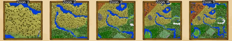 Panorama of the Minecraft Bedrock Marketplace product Better Maps created by Podcrash.