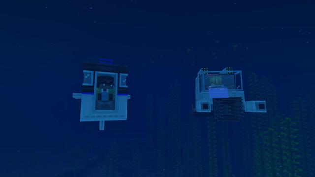 Screenshot of the Minecraft Bedrock Marketplace product BOATS created by Podcrash.