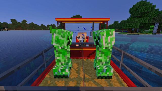 Screenshot of the Minecraft Bedrock Marketplace product BOATS created by Podcrash.