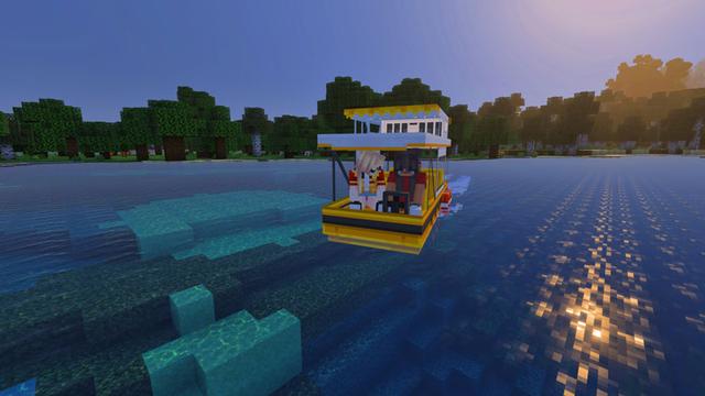 Screenshot of the Minecraft Bedrock Marketplace product BOATS created by Podcrash.