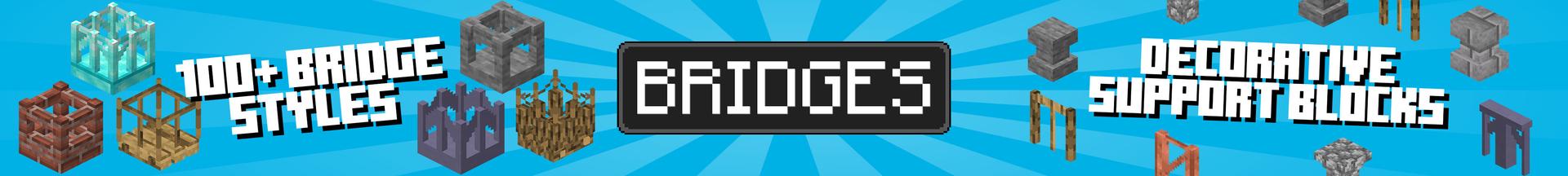 Panorama of the Minecraft Bedrock Marketplace product BRIDGES created by Podcrash.