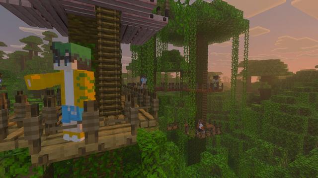 Screenshot of the Minecraft Bedrock Marketplace product BRIDGES created by Podcrash.