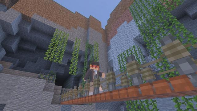 Screenshot of the Minecraft Bedrock Marketplace product BRIDGES created by Podcrash.