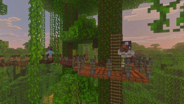 Screenshot of the Minecraft Bedrock Marketplace product BRIDGES created by Podcrash.