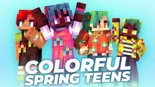 Thumbnail of the Minecraft Bedrock Marketplace product Colorful Spring Teens created by Podcrash.