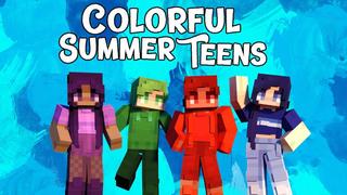Thumbnail of the Minecraft Bedrock Marketplace product Colorful Summer Teens created by Podcrash.