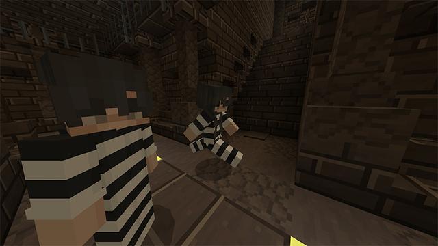 Screenshot of the Minecraft Bedrock Marketplace product Cops and Robbers: Alcatraz created by Podcrash.