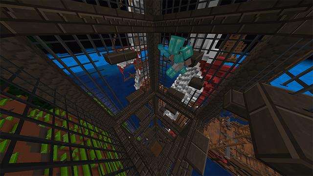 Screenshot of the Minecraft Bedrock Marketplace product Cops and Robbers: Alcatraz created by Podcrash.