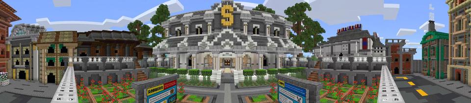 Panorama of the Minecraft Bedrock Marketplace product Cops and Robbers: Jailbreak created by Podcrash.
