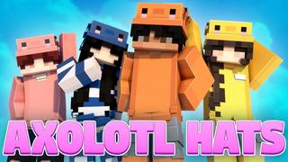Thumbnail of the Minecraft Bedrock Marketplace product Cute Axolotl Hats created by Podcrash.