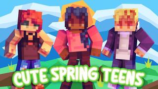 Thumbnail of the Minecraft Bedrock Marketplace product Cute Spring Teens created by Podcrash.