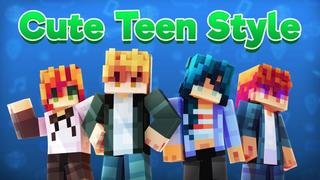 Thumbnail of the Minecraft Bedrock Marketplace product Cute Teen Style created by Podcrash.