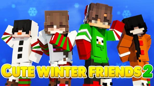 Thumbnail of the Minecraft Bedrock Marketplace product Cute Winter Friends 2 created by Podcrash.