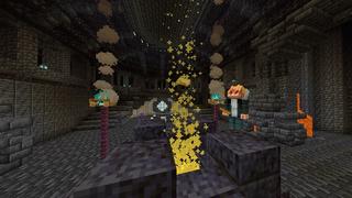 Screenshot of the Minecraft Bedrock Marketplace product Deepslate Depths created by Podcrash.