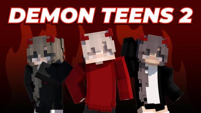Thumbnail of the Minecraft Bedrock Marketplace product Demon Teens 2 created by Podcrash.