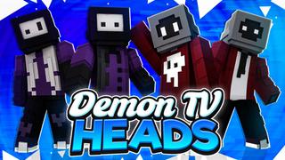 Thumbnail of the Minecraft Bedrock Marketplace product Demon TV Heads created by Podcrash.