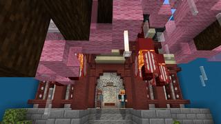 Screenshot of the Minecraft Bedrock Marketplace product Find the Button created by Podcrash.