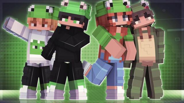 Thumbnail of the Minecraft Bedrock Marketplace product Frog Squad created by Podcrash.