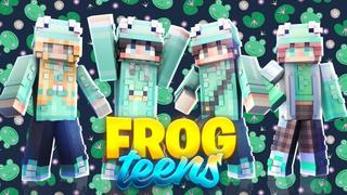 Thumbnail of the Minecraft Bedrock Marketplace product Frog Teens created by Podcrash.