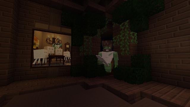 Screenshot of the Minecraft Bedrock Marketplace product Ghastbusters created by Podcrash.