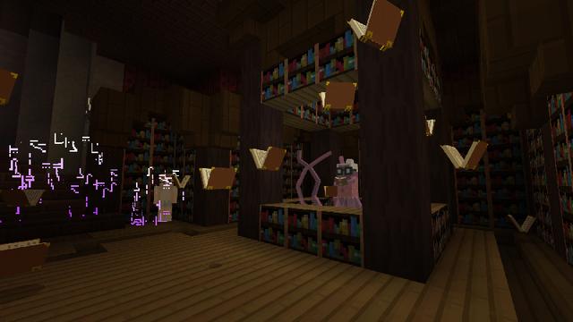 Screenshot of the Minecraft Bedrock Marketplace product Ghastbusters created by Podcrash.