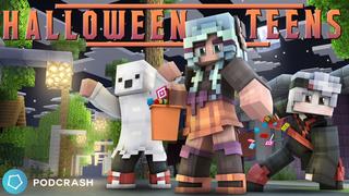 Thumbnail of the Minecraft Bedrock Marketplace product Halloween Teens created by Podcrash.