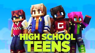 Thumbnail of the Minecraft Bedrock Marketplace product High School Teens created by Podcrash.